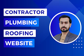design contractor website, roofing, plumbing, solar website