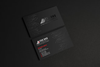 professional uv gloss business and visiting card design