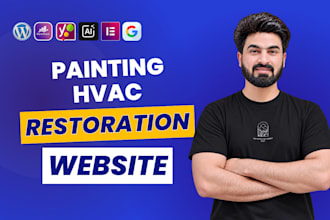 create painting, hvac restoration, cleaning, remodeling website
