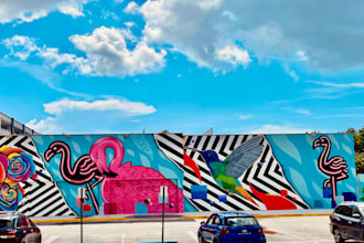 create a mural art for you
