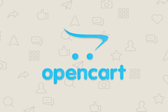 fix, customize and work on your opencart webstore