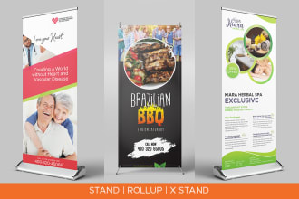 design stand banner, roll up banner, wall banner  and event banner