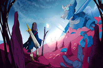 create colorful stylized illustrations
