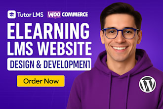 create lms, elearning course selling website
