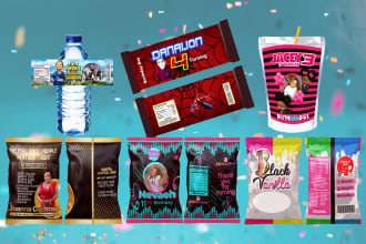 design your birthday party favors kit in 24 hours