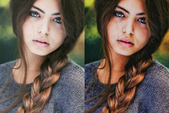 change skin tone and product color in photoshop