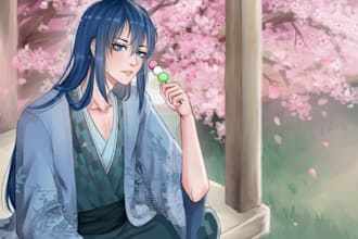 draw anime fan arts