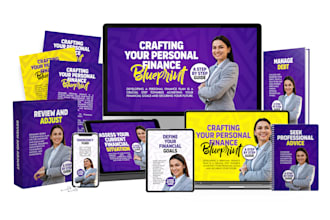 design outstanding digital product mockup and ecover bundle