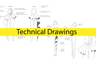 create technical drawings for your garments
