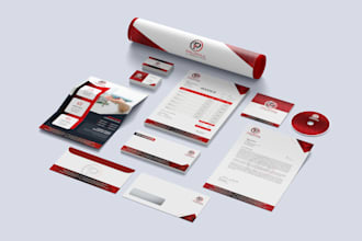design redesign logo, business card, letterhead, all stationery items