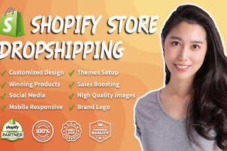 create your shopify dropshipping store with winning products