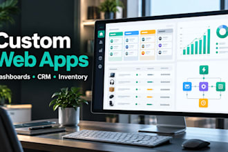 build a custom web app dashboard CRM or automation tool