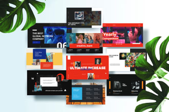 modern professional google slides or powerpoint slides design