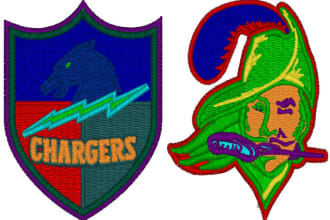do embroidery design from any picture within 24 hours