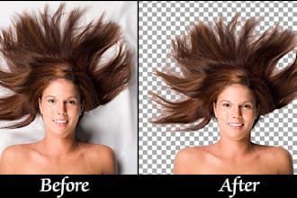 photoshop hair masking or image masking perfectly