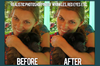 retouch and edit anything graphic with photoshop