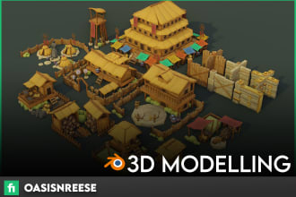 make a 3d asset for your game or animation