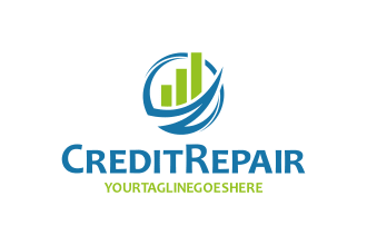 design custom consulting, accounting, credit repair, financial logo