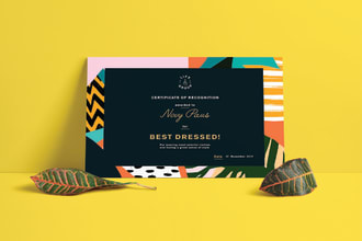 design certificate templates, diploma or award certificate in 24 hours