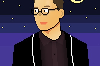make pixel art portraits of you