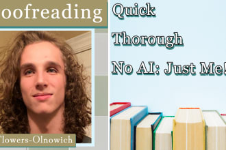 proofread and beta read your manuscript quickly