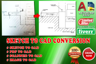 convert sketch to cad