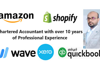 do ecommerce accounting bookkeeping cleanup for amazon shopify in quickbooks