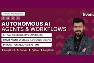 build autonomous ai agents and multi agent workflows