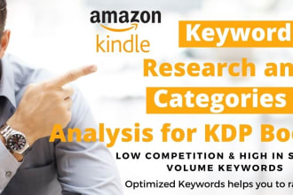 research profitable keywords, categories and niches for amazon kindle publishing