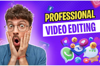 do professional video editing and post production