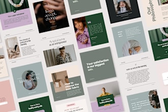 design canva or photoshop templates as social media post, story, reels etc