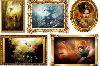 create wall art image, canvas design for you