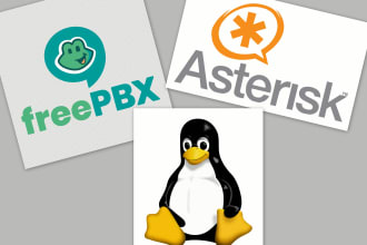 configure and install asterisk, freepbx, and any IP phone configuration