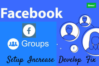setup, increase, fix and develop your facebook group