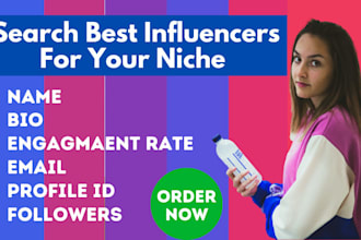 search best instagram influencer for your niche