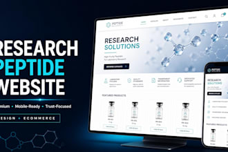 fda compliant research peptide ecommerce website, woocommerce store integration