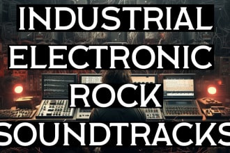 create industrial electronic rock music for your project