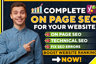 do onpage technical SEO and optimization for your website