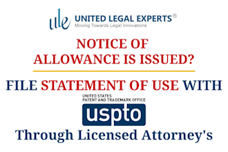 file statement of use or notice of allowance