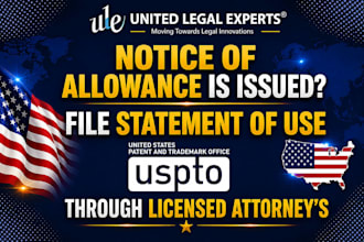 file statement of use or notice of allowance