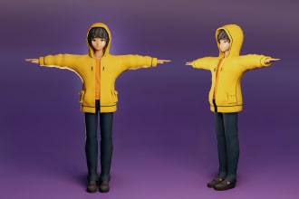 make custom 3d VR chat avatar for vtubing and games
