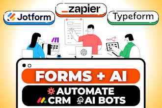create branded typeform, google forms, jotform, ai chatbot