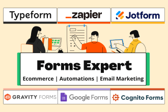 create responsive typeform, google forms, jotform