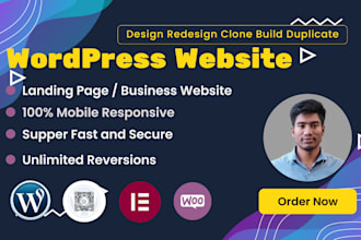 design clone build duplicate redesign wordpress website with gutenberg elementor