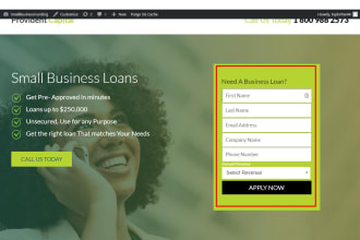 integrate web to lead capture form in wordpress for zoho CRM