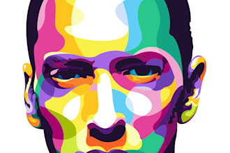 make awesome vector pop art portrait from your photo