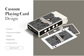 create exclusive playing card or board game