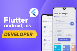 provide beautiful hybrid flutter android app ios app and mobile app development