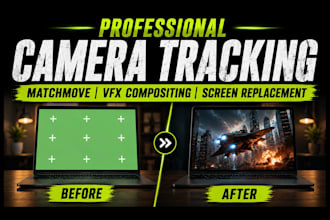 do camera tracking, matchmove and vfx compositing