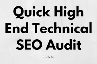 do a quick technical SEO report